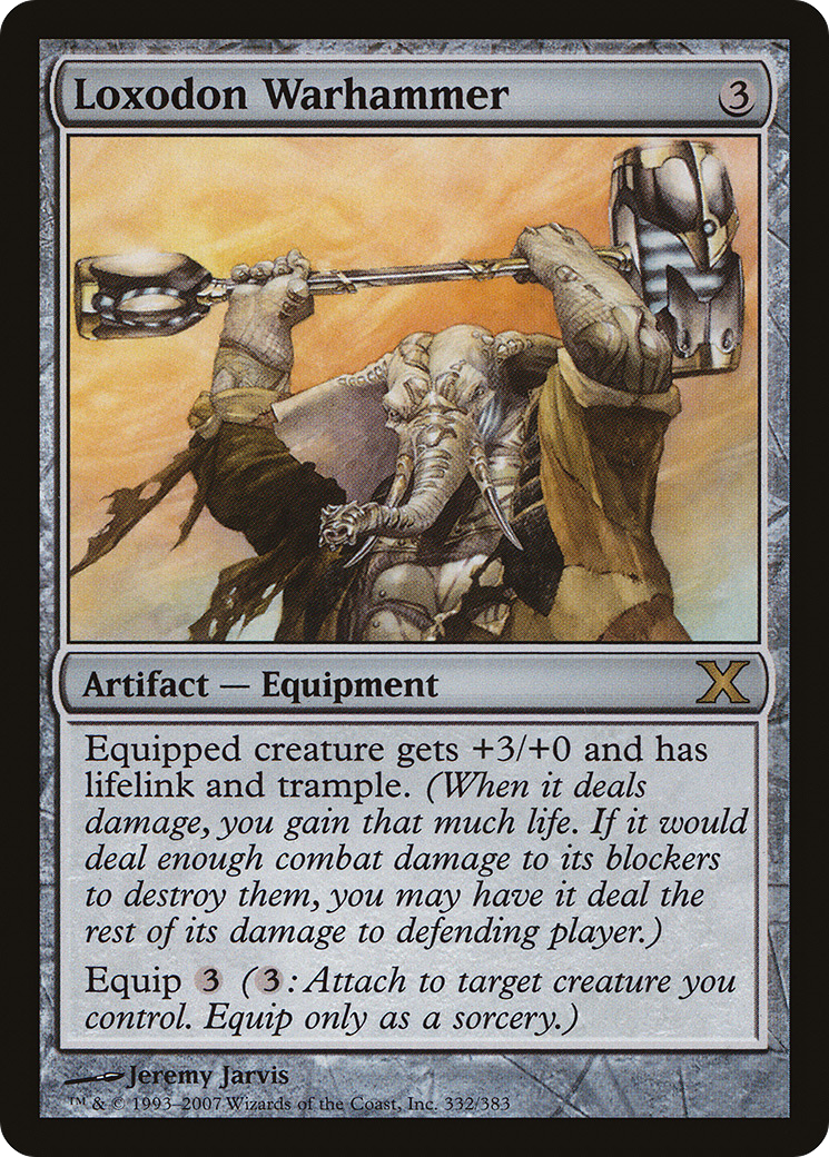 Loxodon Warhammer (10E-332) [Tenth Edition] MTG Single Wizards of the Coast