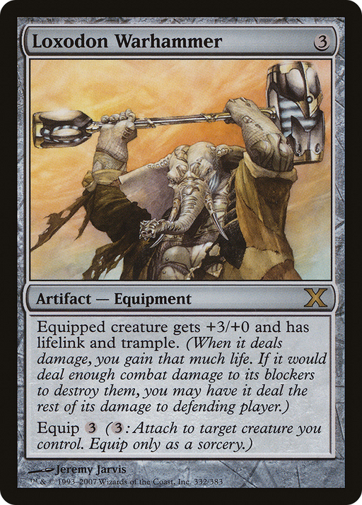 Loxodon Warhammer (10E-332) [Tenth Edition] MTG Single Wizards of the Coast