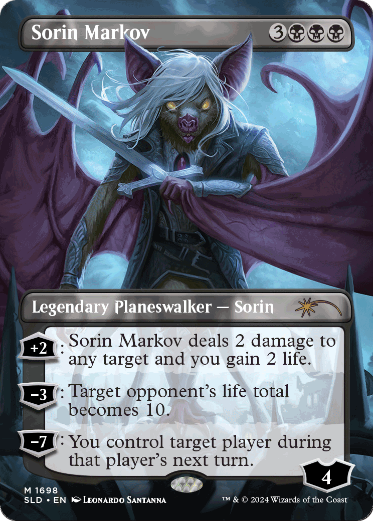 Sorin Markov (SLD-1698) [Secret Lair] Drop (Borderless) MTG Single Wizards of the Coast