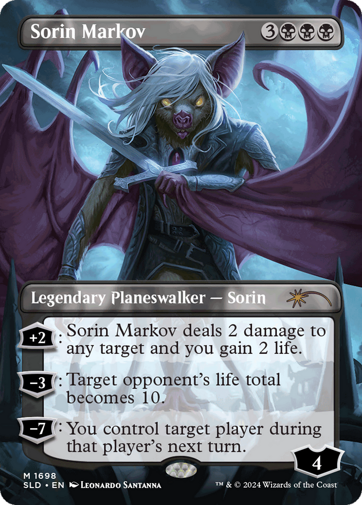 Sorin Markov (SLD-1698) [Secret Lair] Drop (Borderless) MTG Single Wizards of the Coast