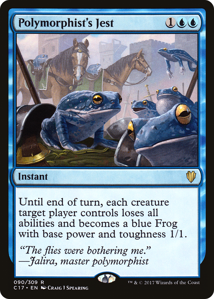 Polymorphist's Jest (C17-090) [Commander 2017] MTG Single Wizards of the Coast