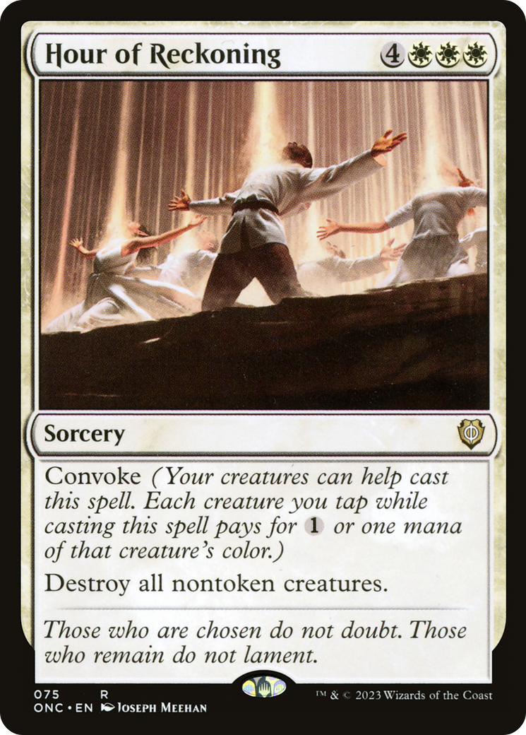 Hour of Reckoning (ONC-075) [Phyrexia: All Will Be One Commander] MTG Single Wizards of the Coast