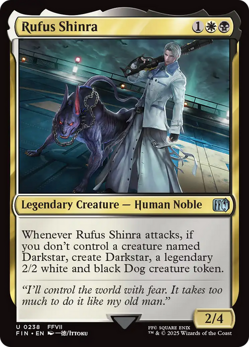 Rufus Shinra (FIN-238) [FINAL FANTASY] Foil MTG Single Wizards of the Coast
