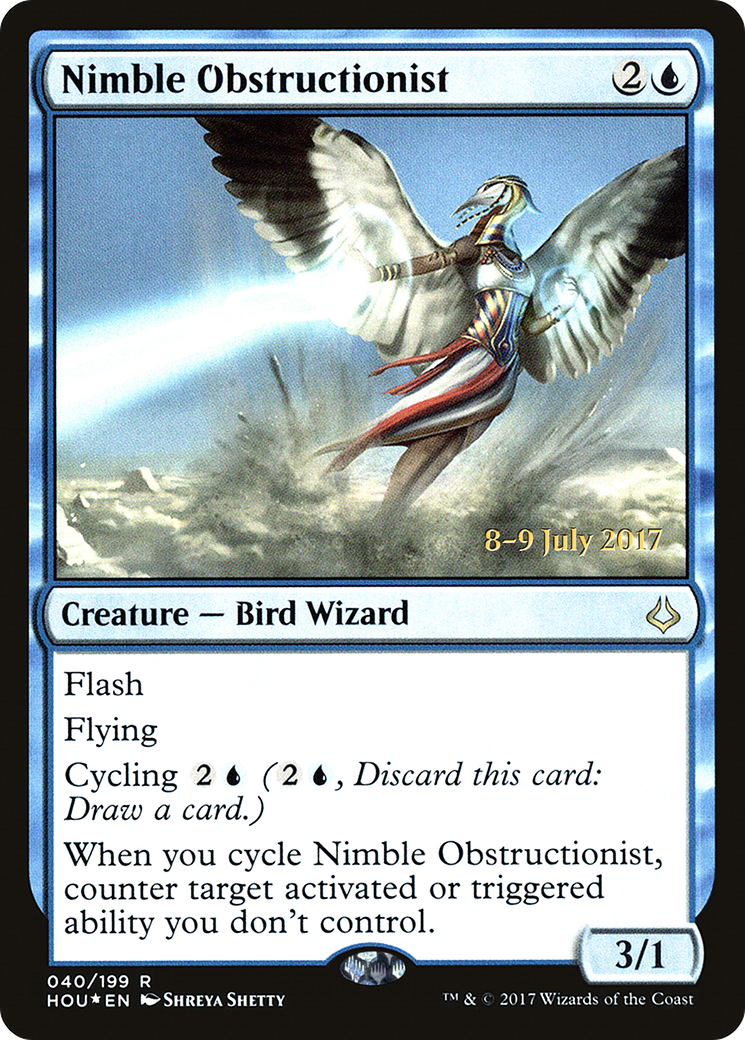 Nimble Obstructionist (PRE-040) [Hour of Devastation Promos] Foil MTG Single Wizards of the Coast