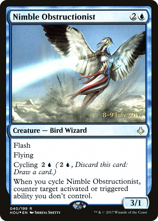 Nimble Obstructionist (PRE-040) [Hour of Devastation Promos] Foil MTG Single Wizards of the Coast