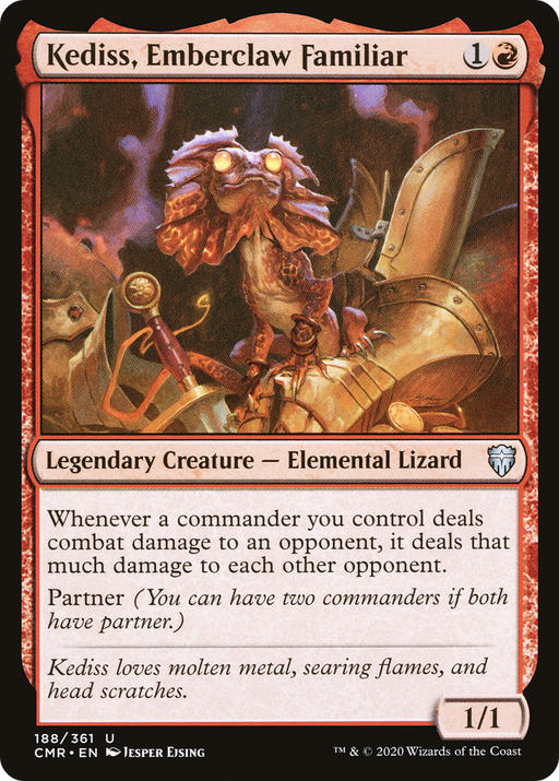 Kediss, Emberclaw Familiar (CMR-188) [Commander Legends] MTG Single Wizards of the Coast