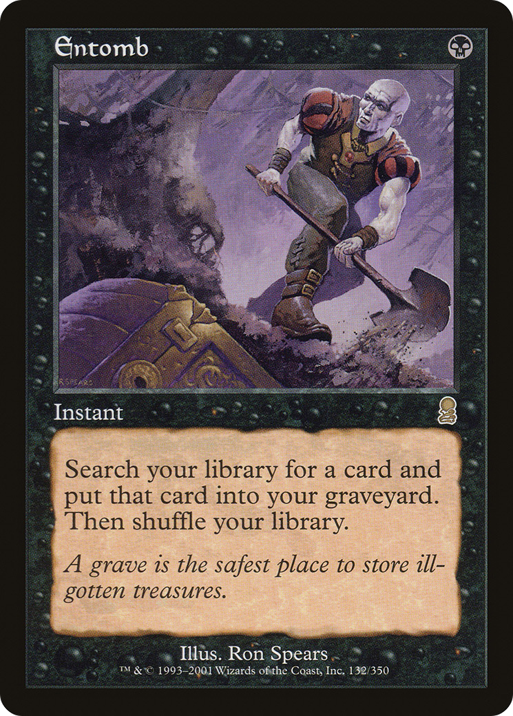 Entomb (ODY-132) [Odyssey] MTG Single Wizards of the Coast