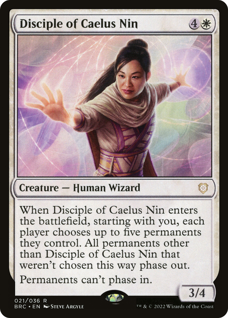 Disciple of Caelus Nin (BRC-021) [The Brothers' War Commander] MTG Single Wizards of the Coast