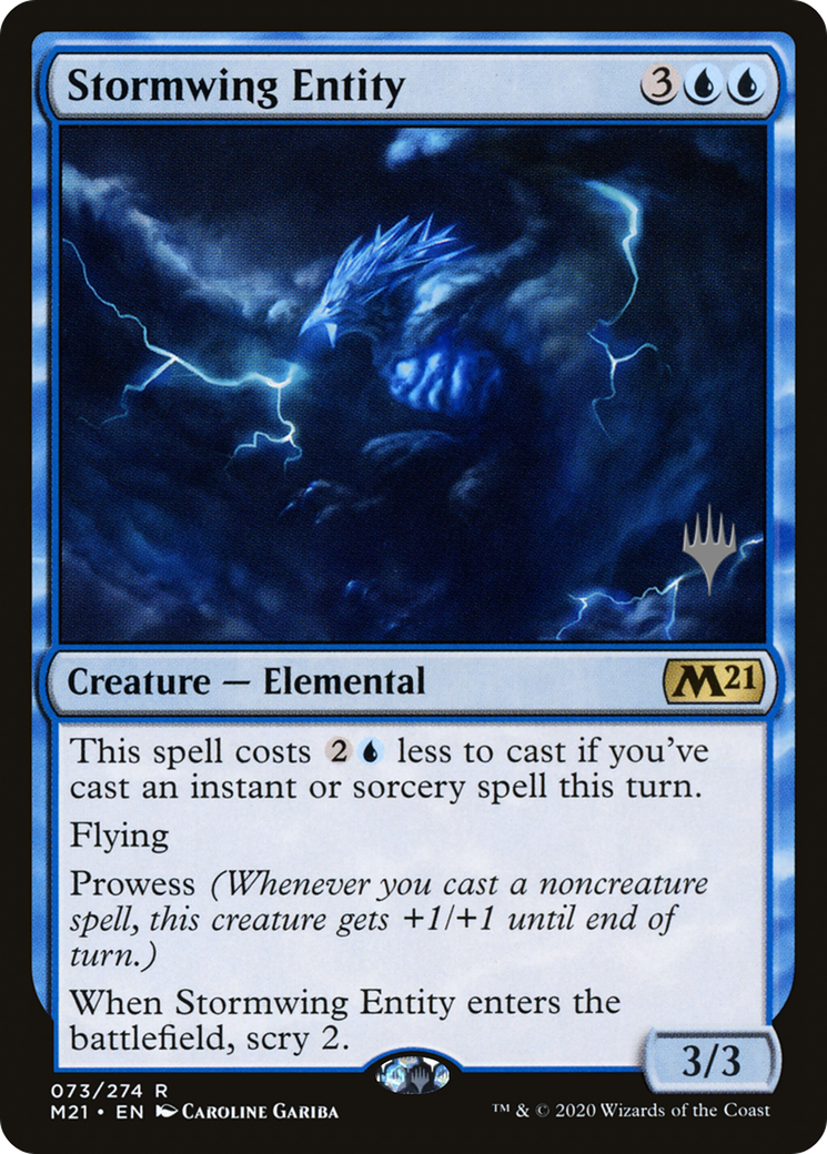 Stormwing Entity (PPM21-73P) [Core Set 2021 Promos] MTG Single Wizards of the Coast