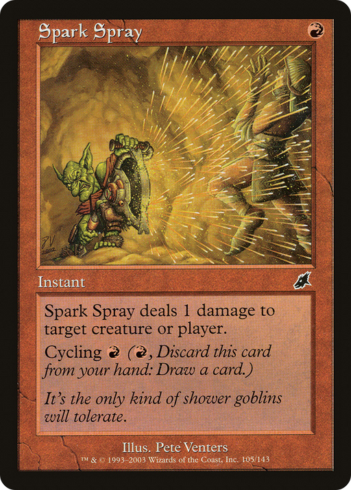 Spark Spray (SCG-105) [Scourge] MTG Single Wizards of the Coast