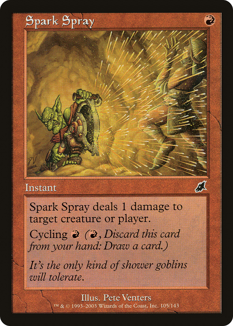 Spark Spray (SCG-105) [Scourge] Foil MTG Single Wizards of the Coast
