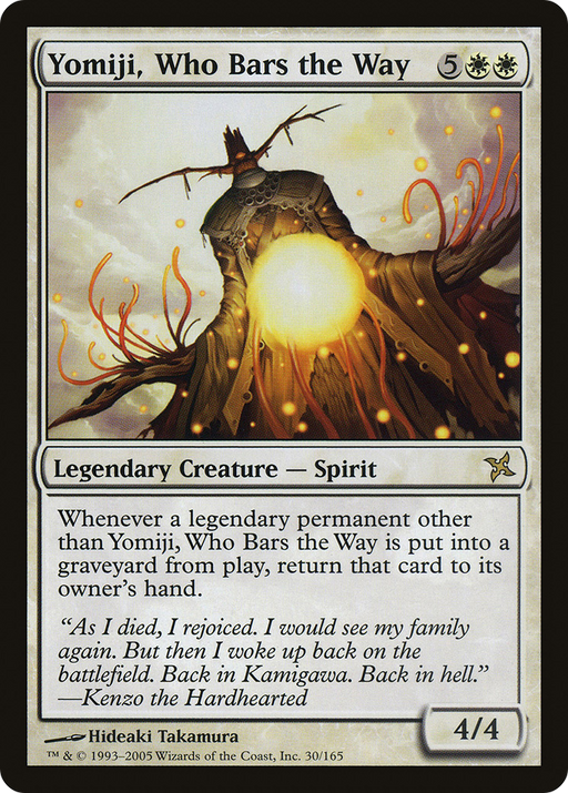 Yomiji, Who Bars the Way (BOK-030) [Betrayers of Kamigawa] MTG Single Wizards of the Coast