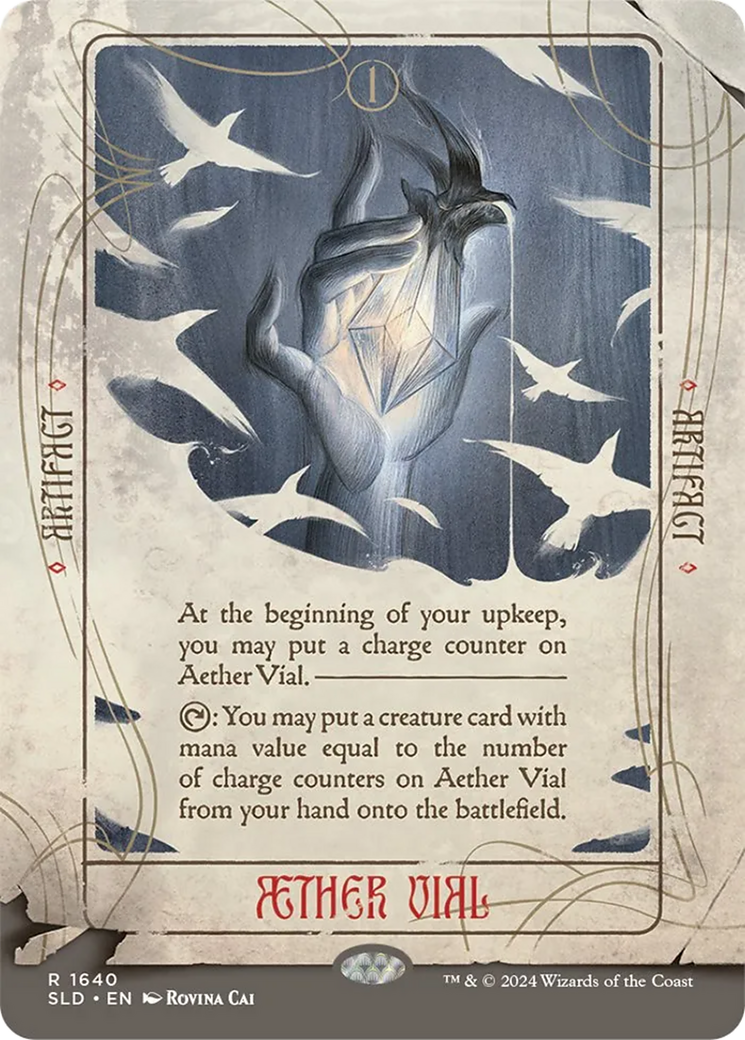 Aether Vial (SLD-1640) [Secret Lair] Drop (Borderless) MTG Single Wizards of the Coast