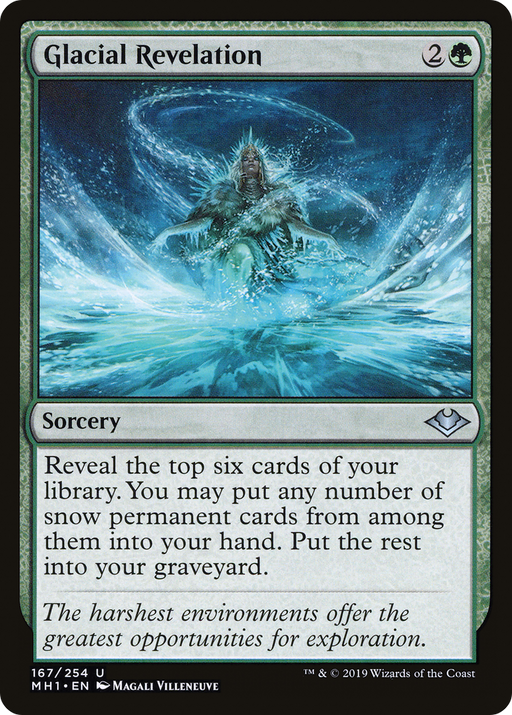 Glacial Revelation (MH1-167) [Modern Horizons] Foil MTG Single Modern Horizons