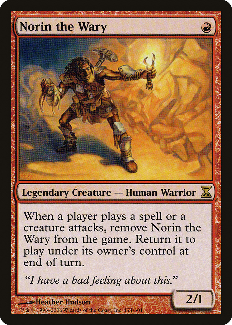 Norin the Wary (TSP-171) [Time Spiral] Foil MTG Single Wizards of the Coast