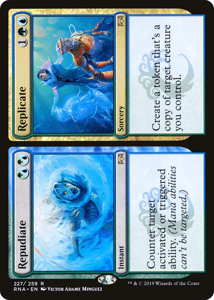 Repudiate // Replicate (RNA-227) [Ravnica Allegiance] MTG Single Wizards of the Coast