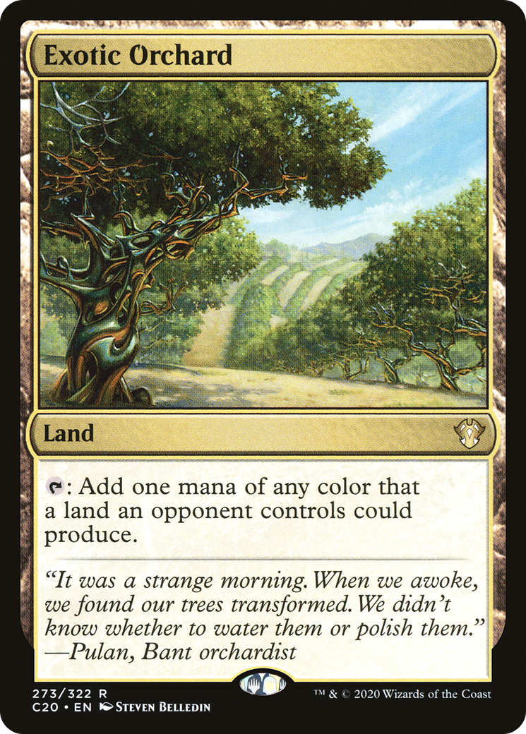 Exotic Orchard (C20-273) [Commander 2020] MTG Single Wizards of the Coast