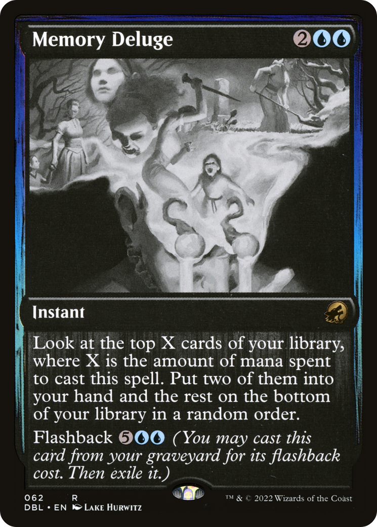 Memory Deluge (DBL-062) [Innistrad: Double Feature] MTG Single Wizards of the Coast