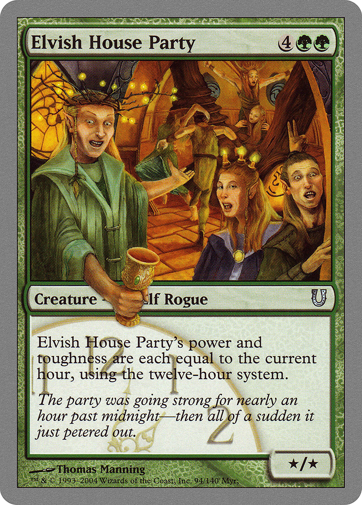 Elvish House Party (UNH-094) [Unhinged] MTG Single Wizards of the Coast