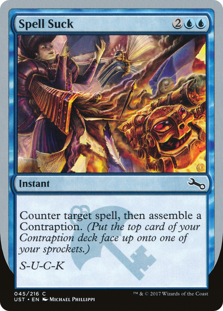 Spell Suck (UST-045) [Unstable] Foil MTG Single Wizards of the Coast