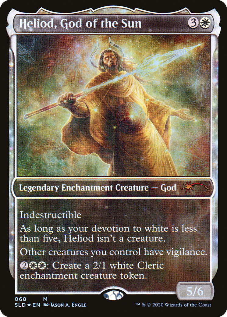Heliod, God of the Sun (SLD-068) [Secret Lair] Drop (Showcase) Foil MTG Single Wizards of the Coast