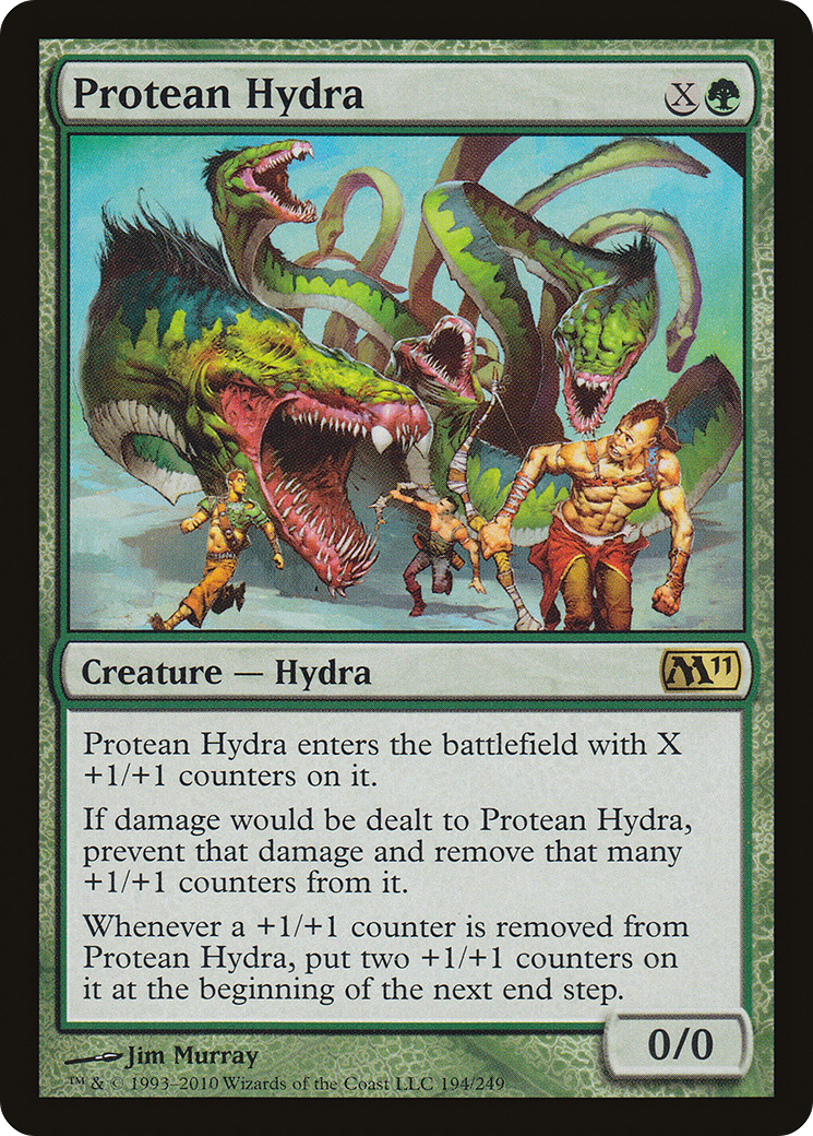 Protean Hydra (M11-194) [Magic 2011] Foil MTG Single Wizards of the Coast