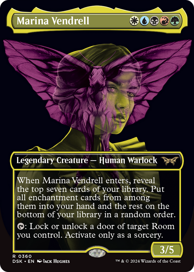 Marina Vendrell (DSK-360) [Duskmourn: House of Horror] (Borderless) Foil MTG Single Wizards of the Coast