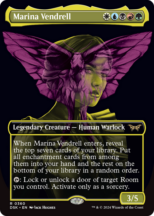 Marina Vendrell (DSK-360) [Duskmourn: House of Horror] (Borderless) Foil MTG Single Wizards of the Coast