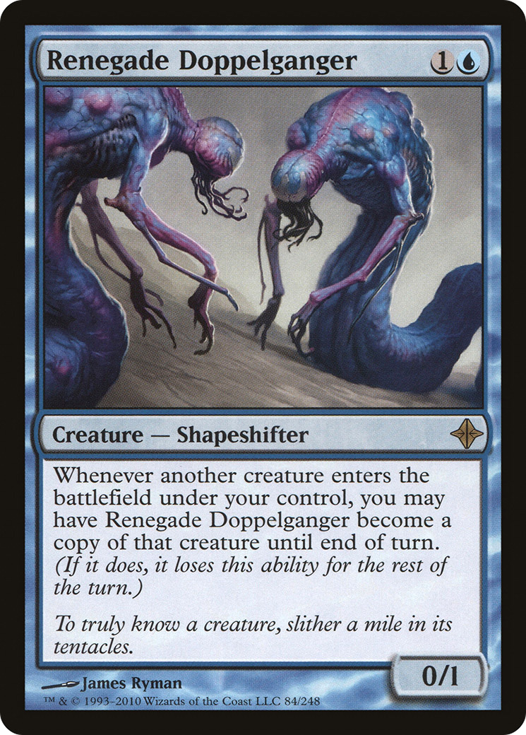 Renegade Doppelganger (ROE-084) [Rise of the Eldrazi] Foil MTG Single Wizards of the Coast