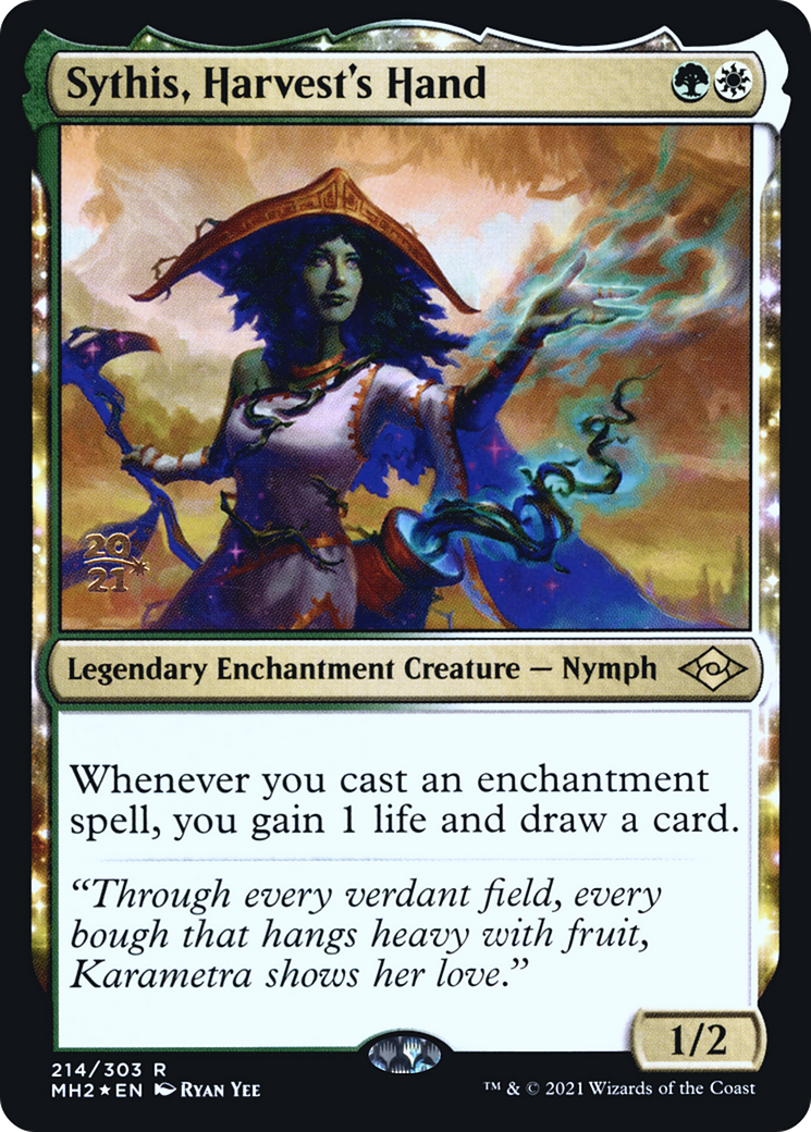 Sythis, Harvest's Hand (PRE-214) [Modern Horizons 2 Promos] Foil MTG Single Wizards of the Coast