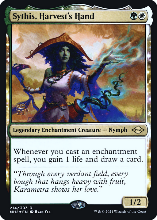 Sythis, Harvest's Hand (PRE-214) [Modern Horizons 2 Promos] Foil MTG Single Wizards of the Coast