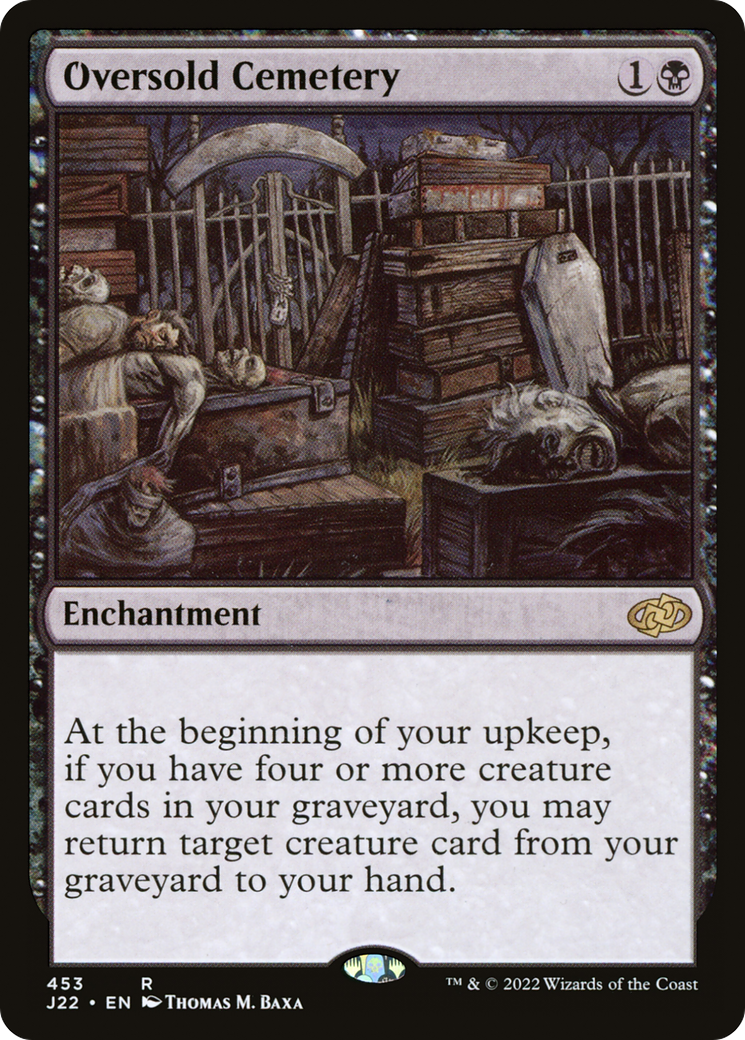 Oversold Cemetery (J22-453) [Jumpstart 2022] MTG Single Wizards of the Coast