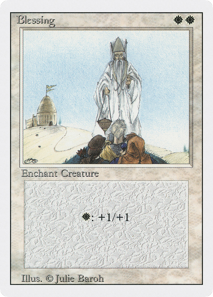 Blessing (3ED-006) [Revised Edition] MTG Single Wizards of the Coast