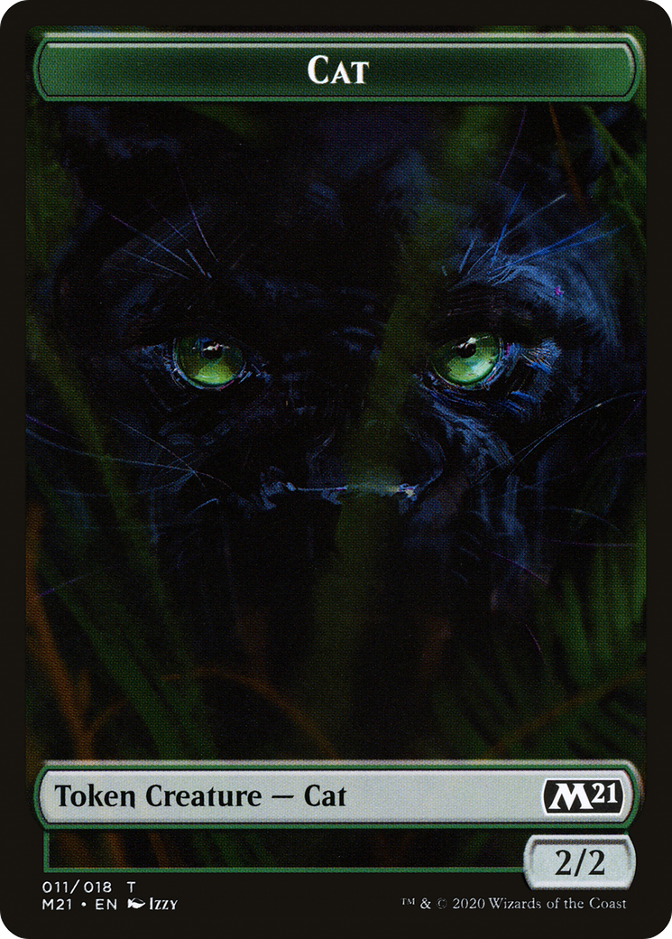 Cat (TM21-011) [Tokens] Core Set 2021 Tokens MTG Single Wizards of the Coast