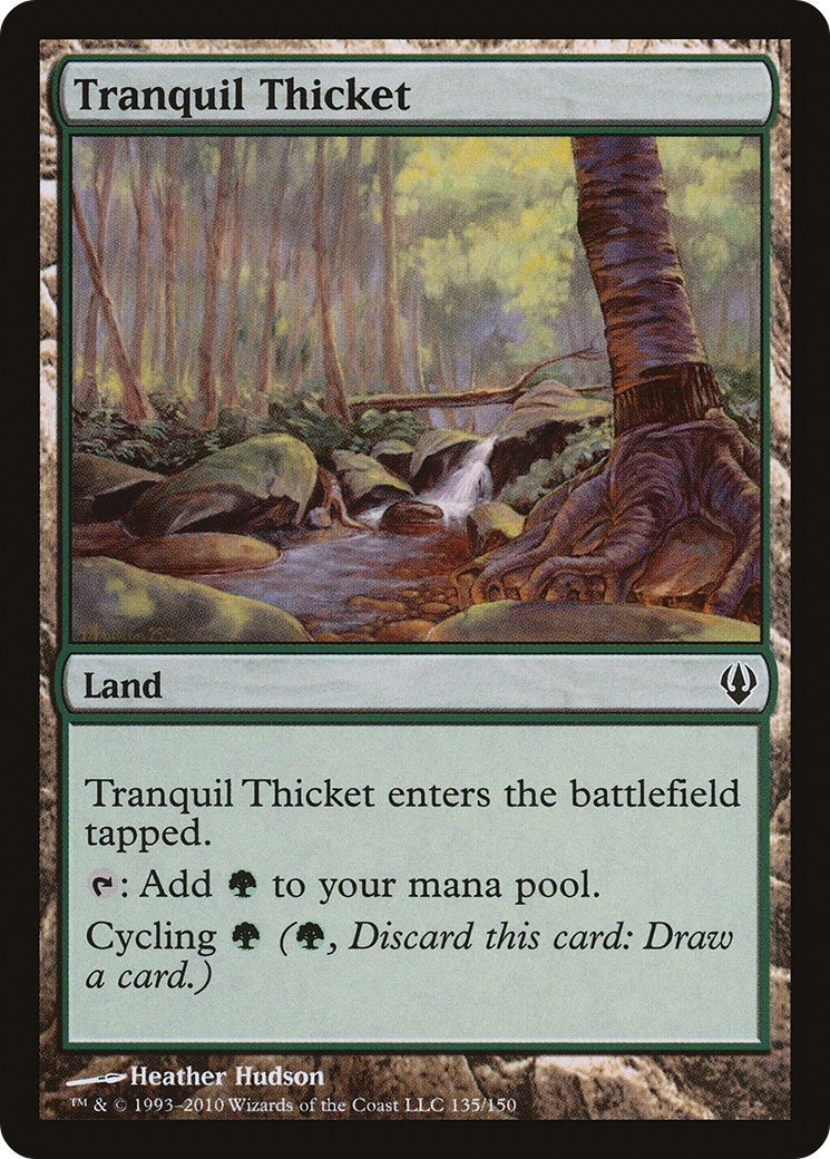 Tranquil Thicket (ARC-135) [Misc] Archenemy MTG Single Wizards of the Coast