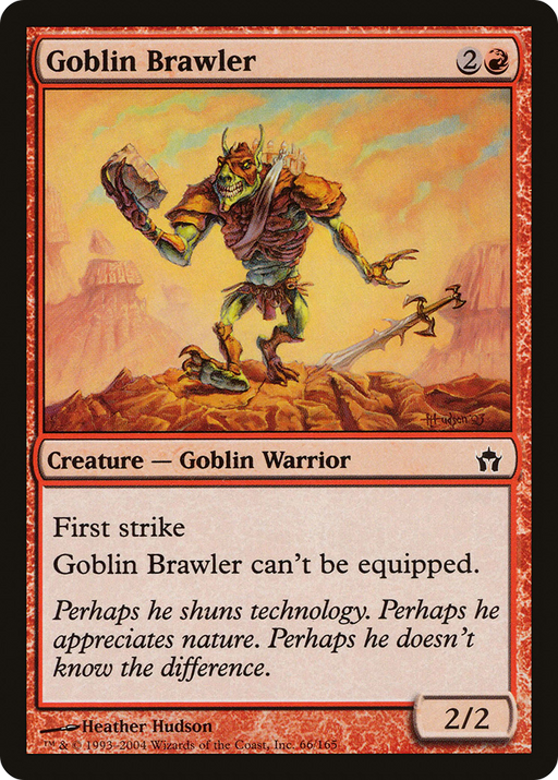Goblin Brawler (5DN-066) [Fifth Dawn] Foil MTG Single Wizards of the Coast