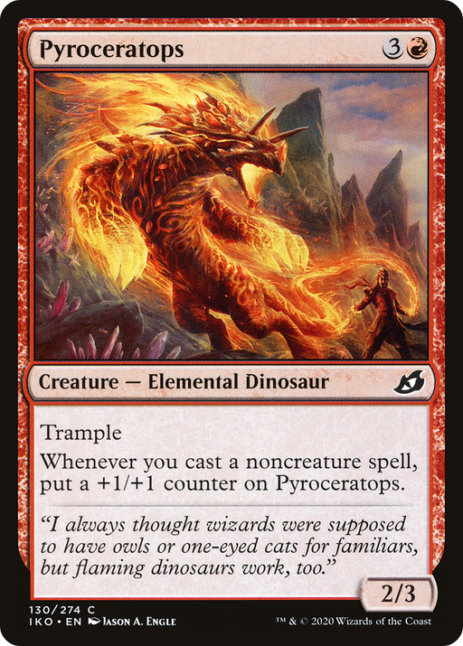Pyroceratops (IKO-130) [Ikoria: Lair of Behemoths] MTG Single Wizards of the Coast