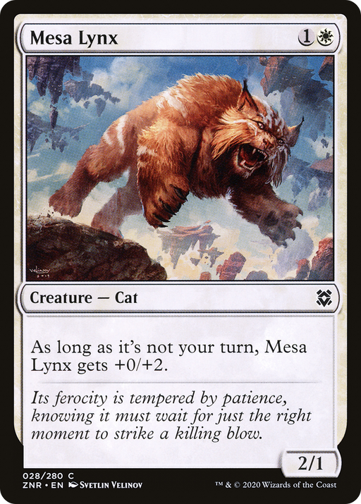 Mesa Lynx (ZNR-028) [Zendikar Rising] MTG Single Wizards of the Coast