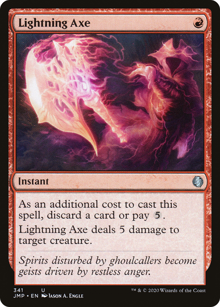 Lightning Axe (JMP-341) [Jumpstart] MTG Single Wizards of the Coast