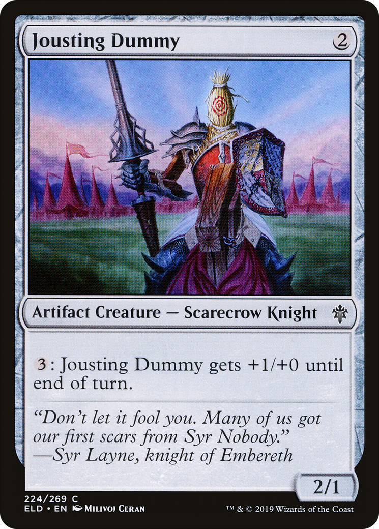 Jousting Dummy (ELD-224) [Throne of Eldraine] Foil MTG Single Wizards of the Coast