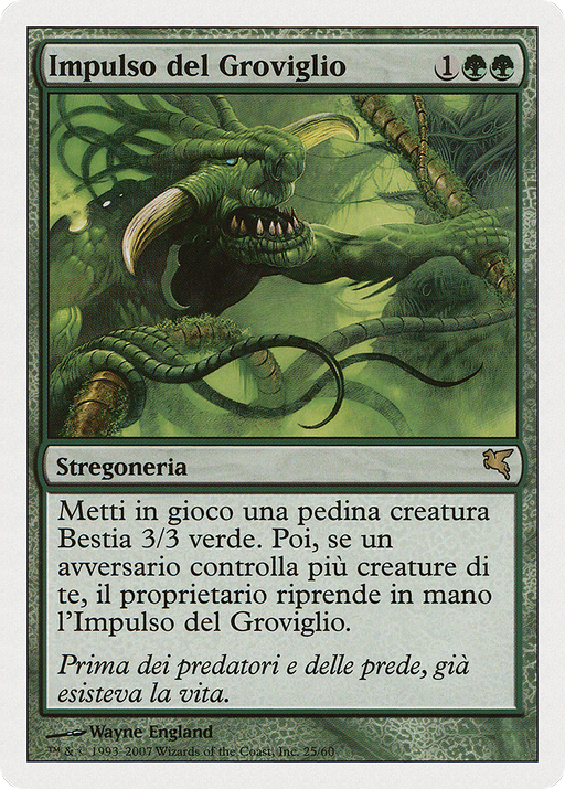 Pulse of the Tangle (Italian) - "Impulso del Groviglio" (PSAL-K25) [Misc] Salvat 2005 MTG Single Wizards of the Coast