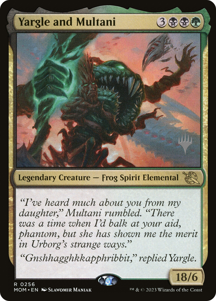 Yargle and Multani (PPMOM-256) [March of the Machine Promos] MTG Single Wizards of the Coast