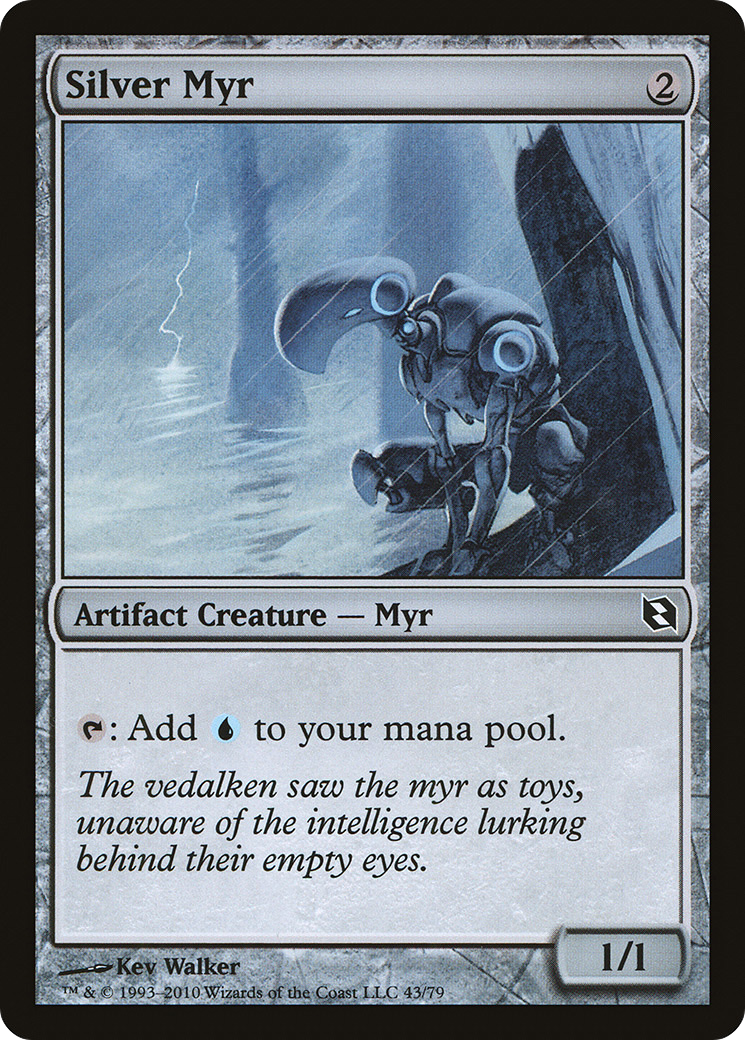 Silver Myr (DDF-043) [Misc] Duel Decks: Elspeth vs. Tezzeret MTG Single Wizards of the Coast