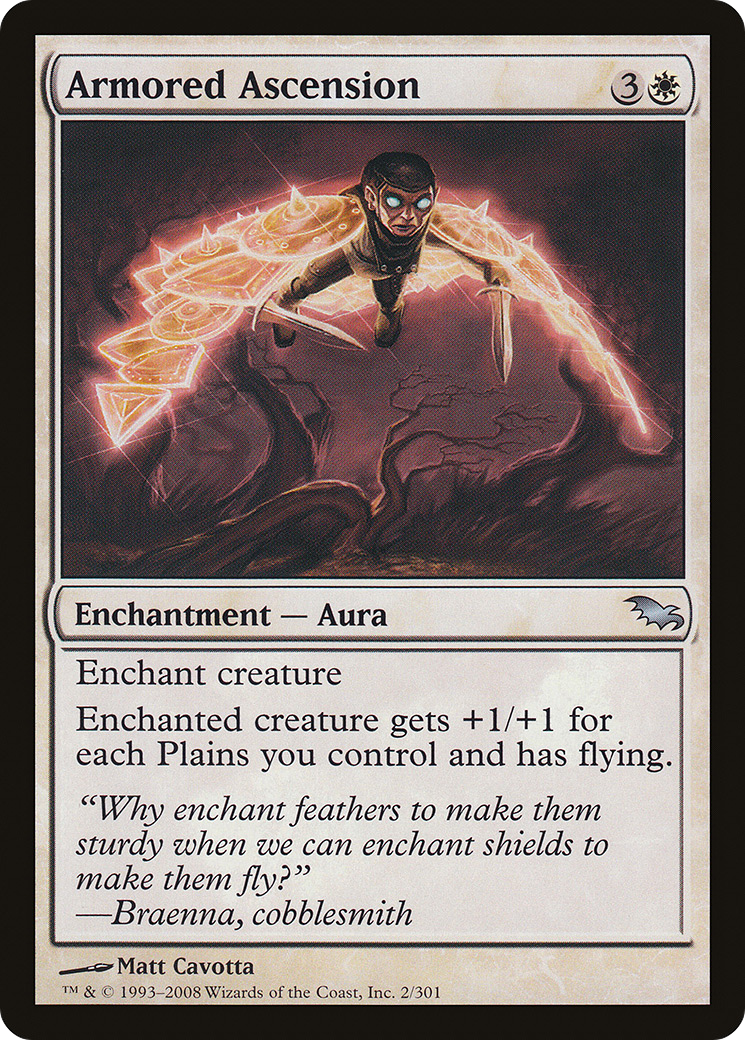 Armored Ascension (SHM-002) [Shadowmoor] Foil MTG Single Wizards of the Coast