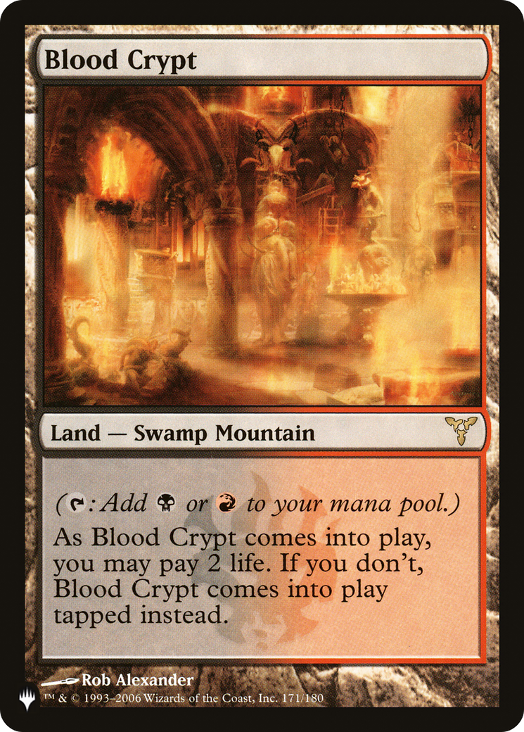 Blood Crypt (LIST-171/180) [Mystery Booster] The List MTG Single Wizards of the Coast