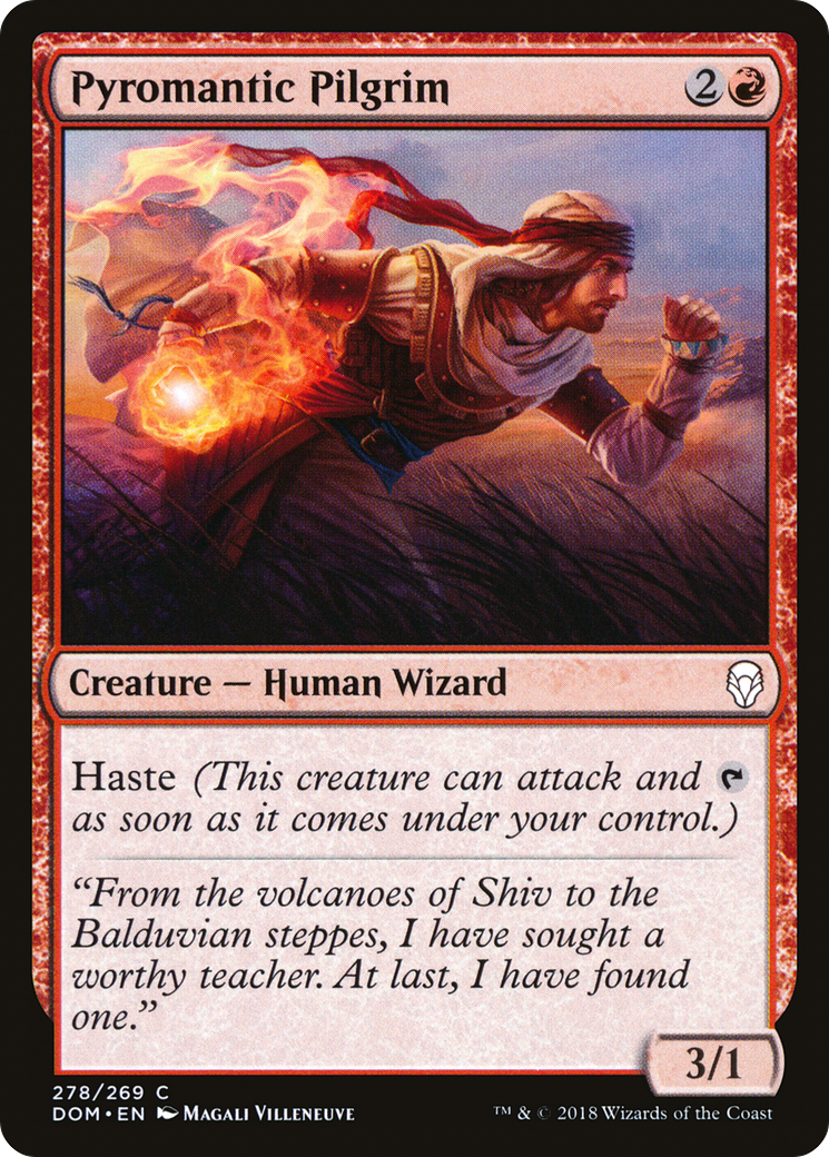 Pyromantic Pilgrim (DOM-278) [Dominaria] MTG Single Wizards of the Coast