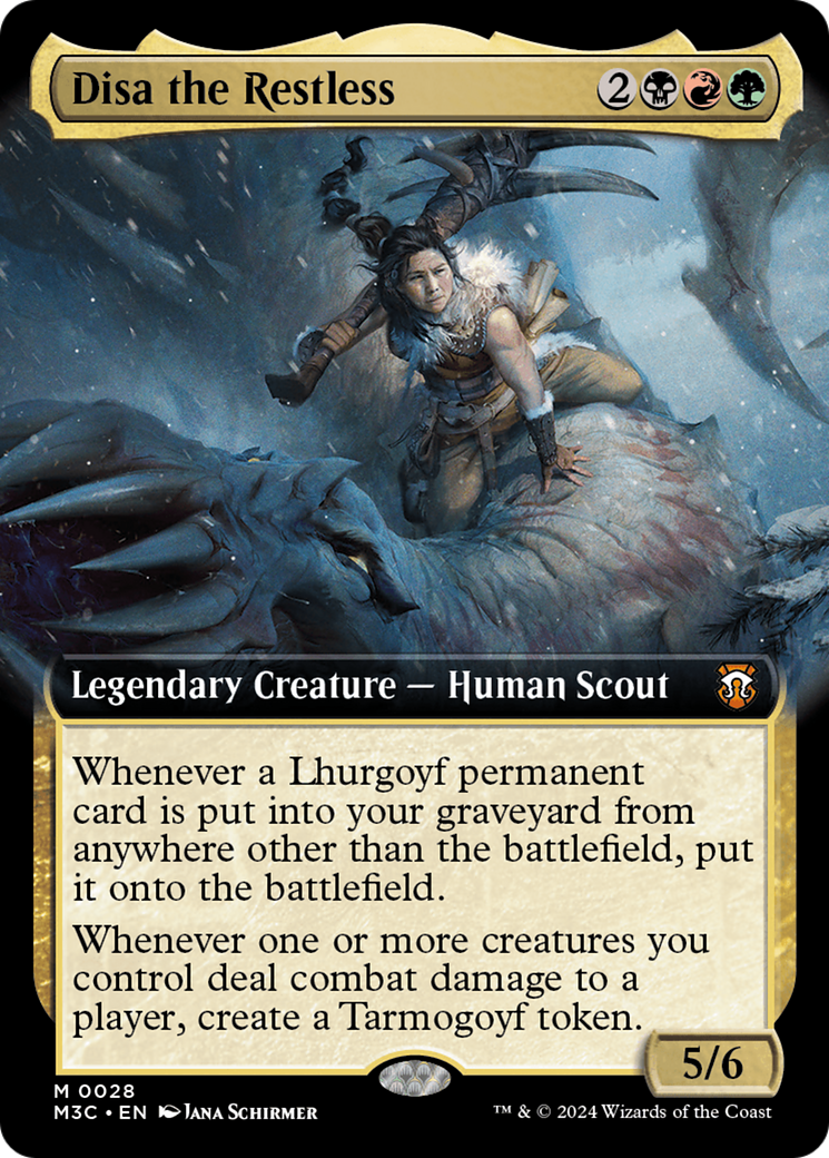 Disa the Restless (M3C-028) [Modern Horizons 3 Commander] (Extended Art) MTG Single Wizards of the Coast