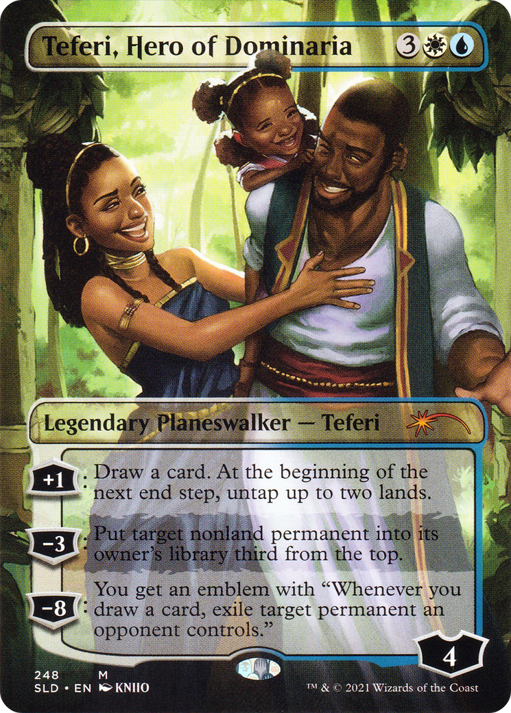Teferi, Hero of Dominaria (SLD-248) [Secret Lair] Drop (Borderless) Foil MTG Single Wizards of the Coast