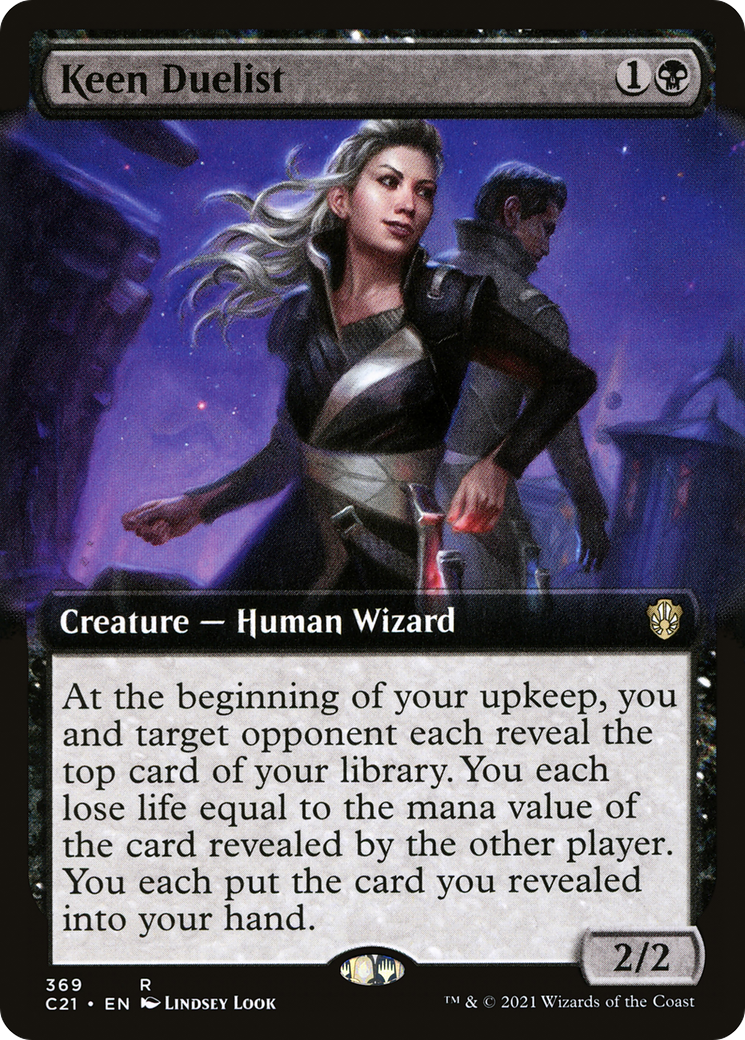 Keen Duelist (C21-369) [Commander 2021] (Extended Art) MTG Single Wizards of the Coast