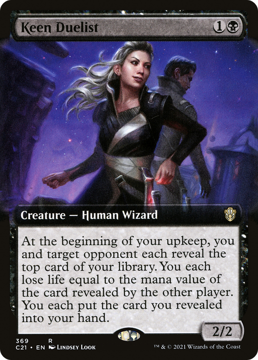 Keen Duelist (C21-369) [Commander 2021] (Extended Art) MTG Single Wizards of the Coast
